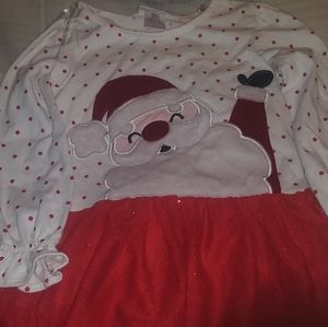 Santa long sleeve top/tunic